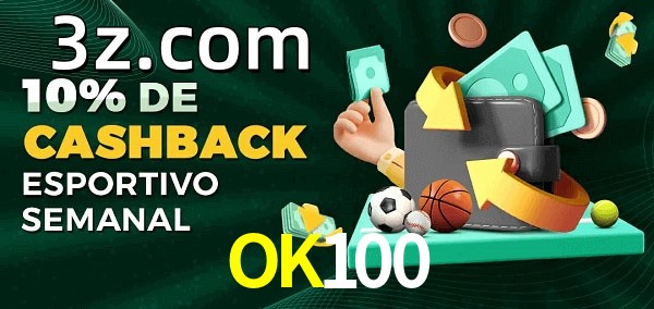 10% de bônus de cashback na OK100